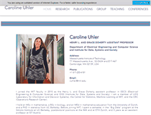 Tablet Screenshot of carolineuhler.com